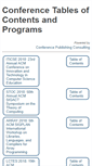 Mobile Screenshot of conference-publishing.com